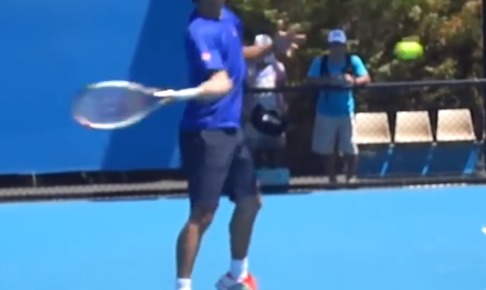nishikori forehand