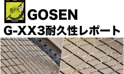 GOSEN G-XX3 耐久性レポート